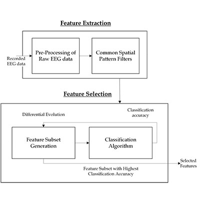 Differential Evolution Algorithm as a Tool for Optimal Feature Subset Selection in Motor Imagery EEG
