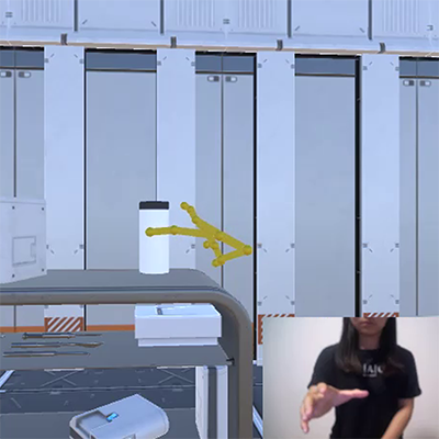 A Mixed Reality Training System for Hand-Object Interaction in Simulated Microgravity Environments