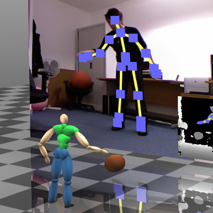 Serious Games with Human-Object Interactions using RGB-D Camera