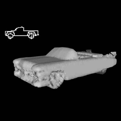 3D Car Shape Reconstruction from a Single Sketch Image