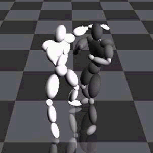 Generating Realistic Fighting Scenes by Game Tree