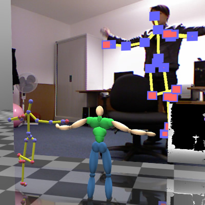 Real-Time Posture Reconstruction for Microsoft Kinect